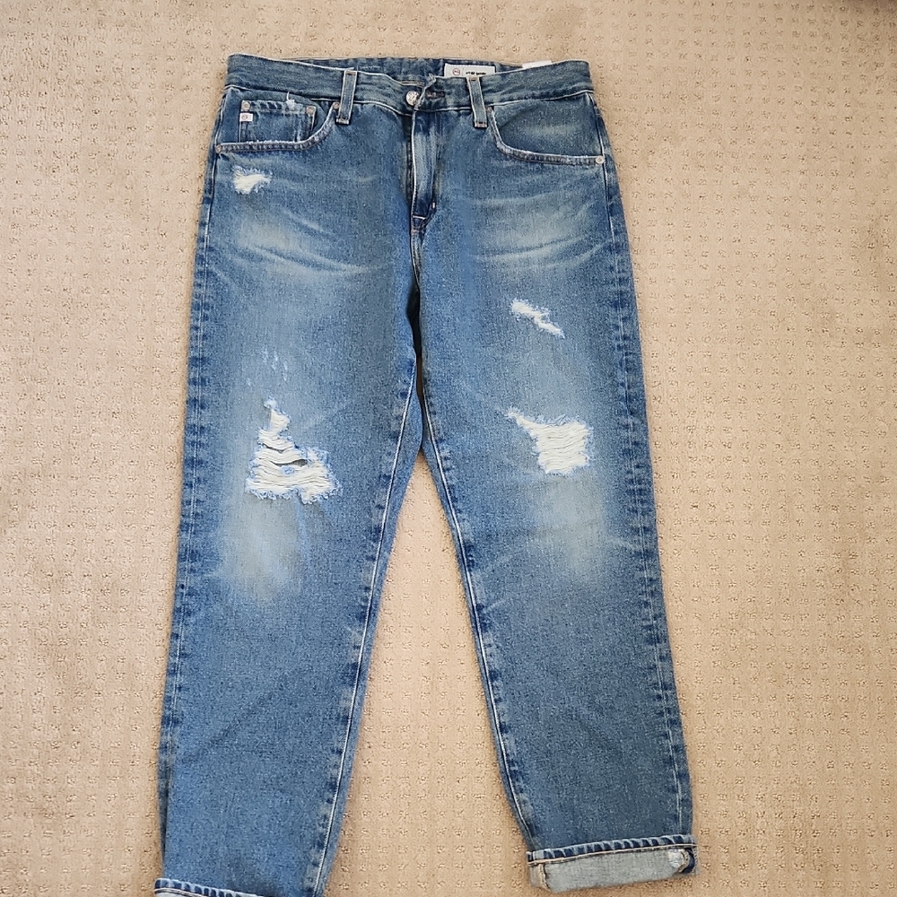 AG Adriano Goldschmied Relaxed Blue Jeans